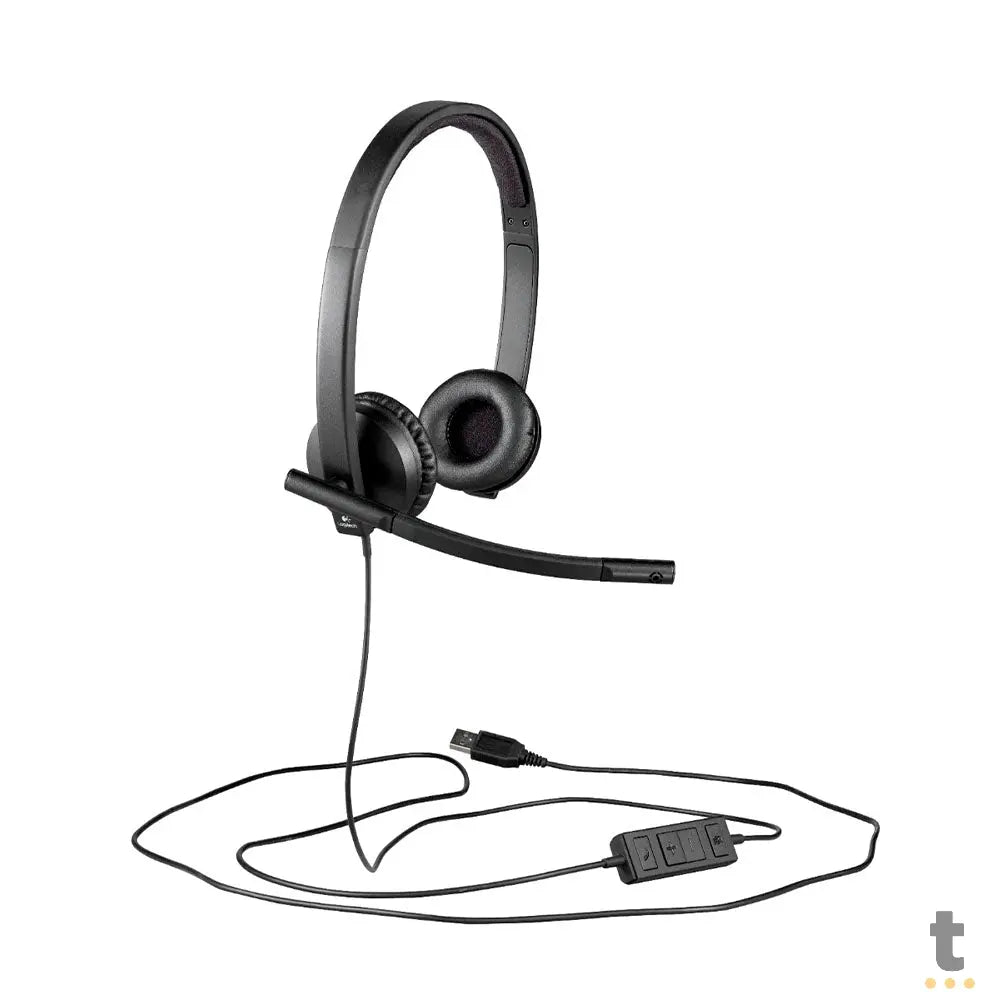 Headset Logitech H570e Stereo Usb Vc - 981-000574 Truedata