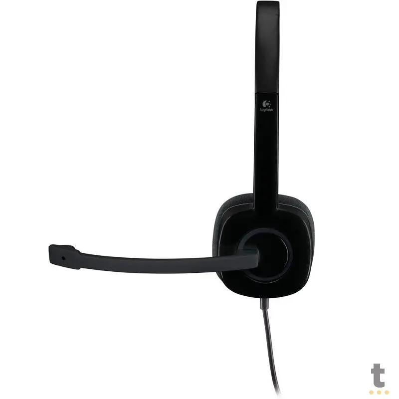 Headset Logitech Stereo P3 H151 981-000587 Truedata