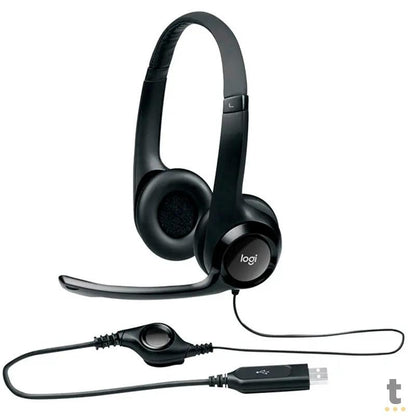 Headset Logitech Stereo Usb H390 981-000014 Truedata