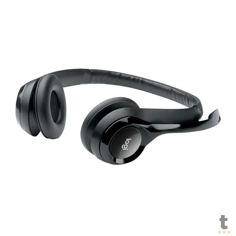 Headset Logitech Stereo Usb H390 981-000014 Truedata
