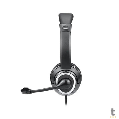 Headset Multilaser HF600 40mm Preto P3 C/ Adaptador USB - PH427 Truedata