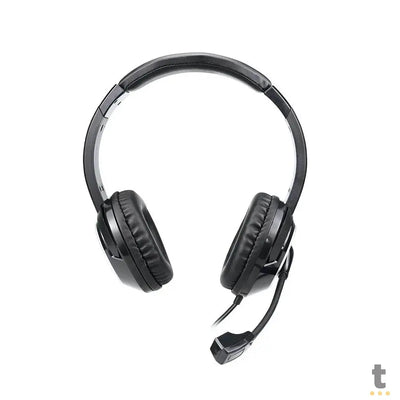 Headset Multilaser HF600 40mm Preto P3 C/ Adaptador USB - PH427