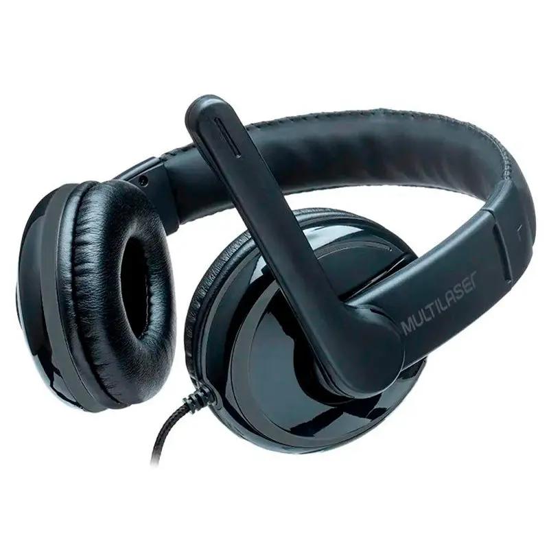 Headset Multilaser Pro Preto C/ Adaptador P3 - PH316 Truedata