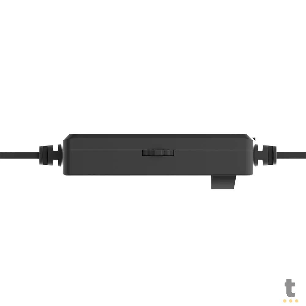 Headset Multilaser Rapoo P3 e Usb C/ Microfone Flexível Preto - RA020 Truedata