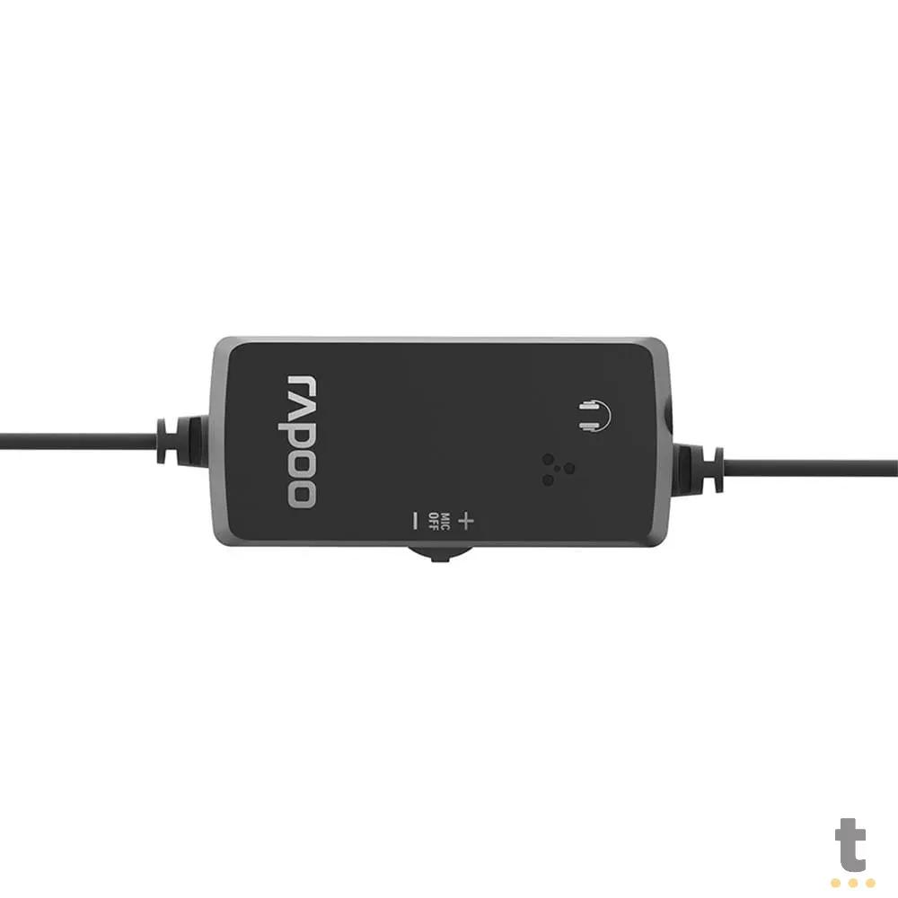 Headset Multilaser Rapoo P3 e Usb C/ Microfone Flexível Preto - RA020 Truedata