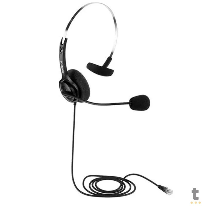 Headset P/Telefone De Call Center Intelbras Rj9 Chs 40 - 4010040 Truedata