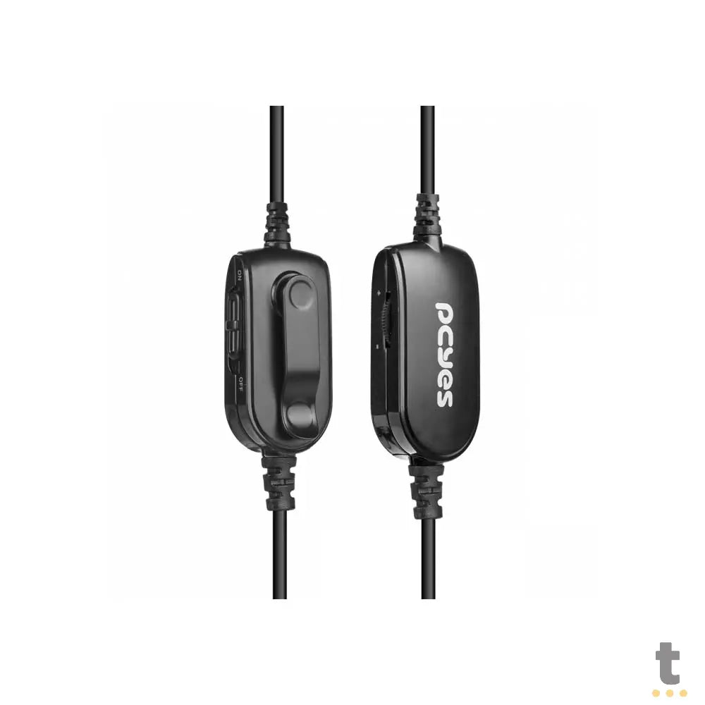 Headset PCYes Office HB300 Driver 30mm P2/P3 Preto - PHB300 Truedata