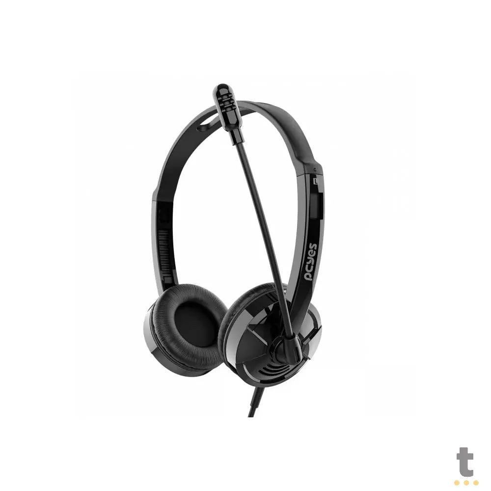 Headset PCYes Office HB500 Driver 30mm Usb Preto - PHB500 Truedata