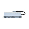 Hub Adaptador Dockstation USB Tipo C 11 em 1 HDMI / VGA / RJ45 / 4x USB 3.0 / Leitor de Cartão e Power Delivery 100W Gop Truedata