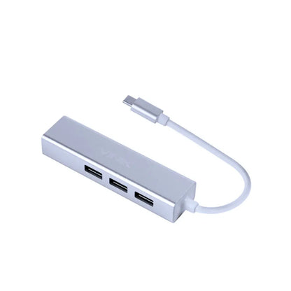 Hub Tipo C 3 Portas Usb 3.0 + Rj45 Truedata