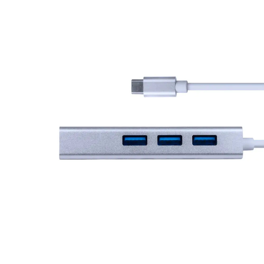 Hub Tipo C 3 Portas Usb 3.0 + Rj45 Truedata