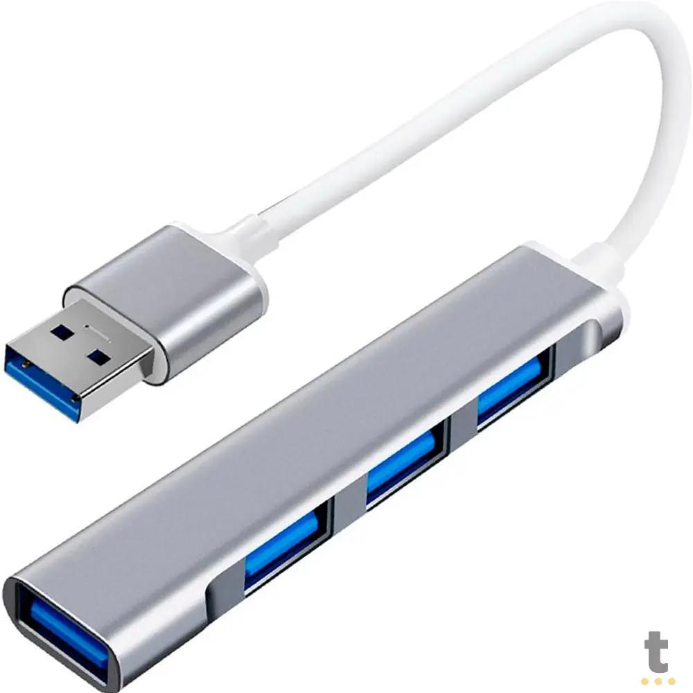 Hub Tipo C P/ 4 Portas USB 3.0 5Gbps - ZEKN90561 Truedata
