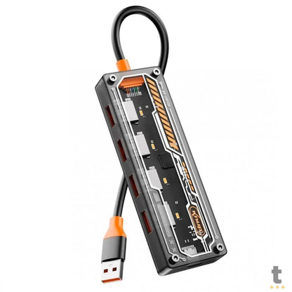 Hub USB 4x USB 3.0 / 1x USB Tipo C - KP-HB506 Truedata