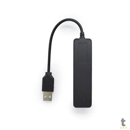 Hub Usb 3 Portas + Leitor de Cartão Knup KP-T117 Usb 2.0 Truedata