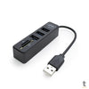 Hub Usb 3 Portas + Leitor de Cartão Knup KP-T117 Usb 2.0 Truedata