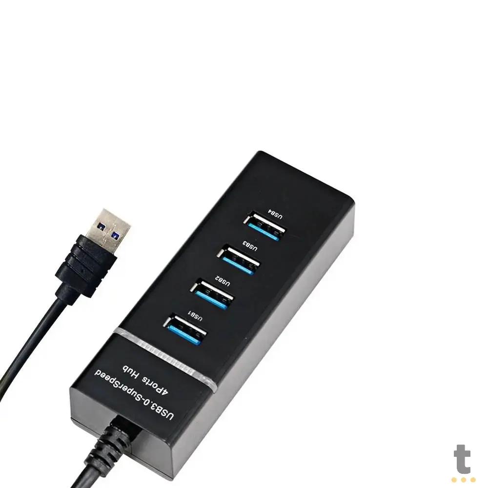 Hub Usb 4 Portas 3.0 e 2.0 30cm - USB 303 Truedata