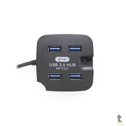 Hub Usb 4 Portas Knup kP-T121 Usb 3.0 5 Gbps High Speed Truedata