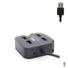 Hub Usb 4 Portas Knup kP-T121 Usb 3.0 5 Gbps High Speed Truedata