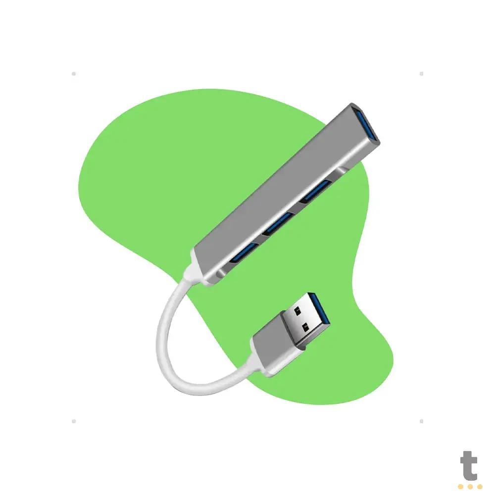 Hub Usb 4 Portas Usb 3.0 / 2.0 - DM-162 Truedata