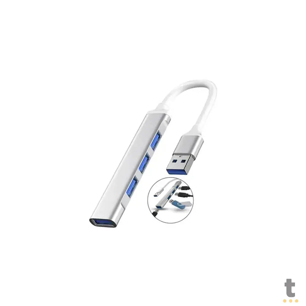 Hub Usb 4 Portas Usb 3.0 / 2.0 - DM-162 Truedata