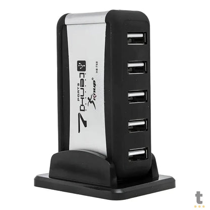 Hub Usb 7 Portas 2.0 High Speed C/Fonte Knup Hb-T68 Truedata