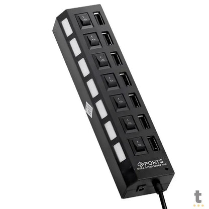Hub Usb 7 Portas 2.0 High Speed - HUB-7 Truedata