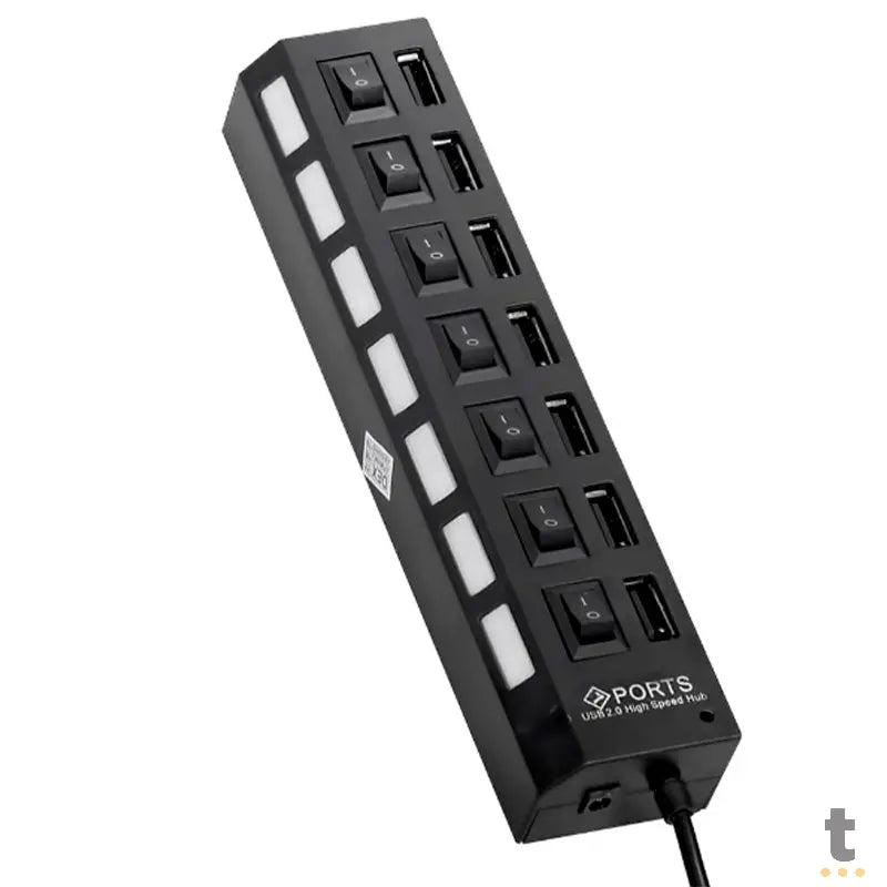 Hub Usb 7 Portas 2.0 High Speed - HUB-7 Truedata