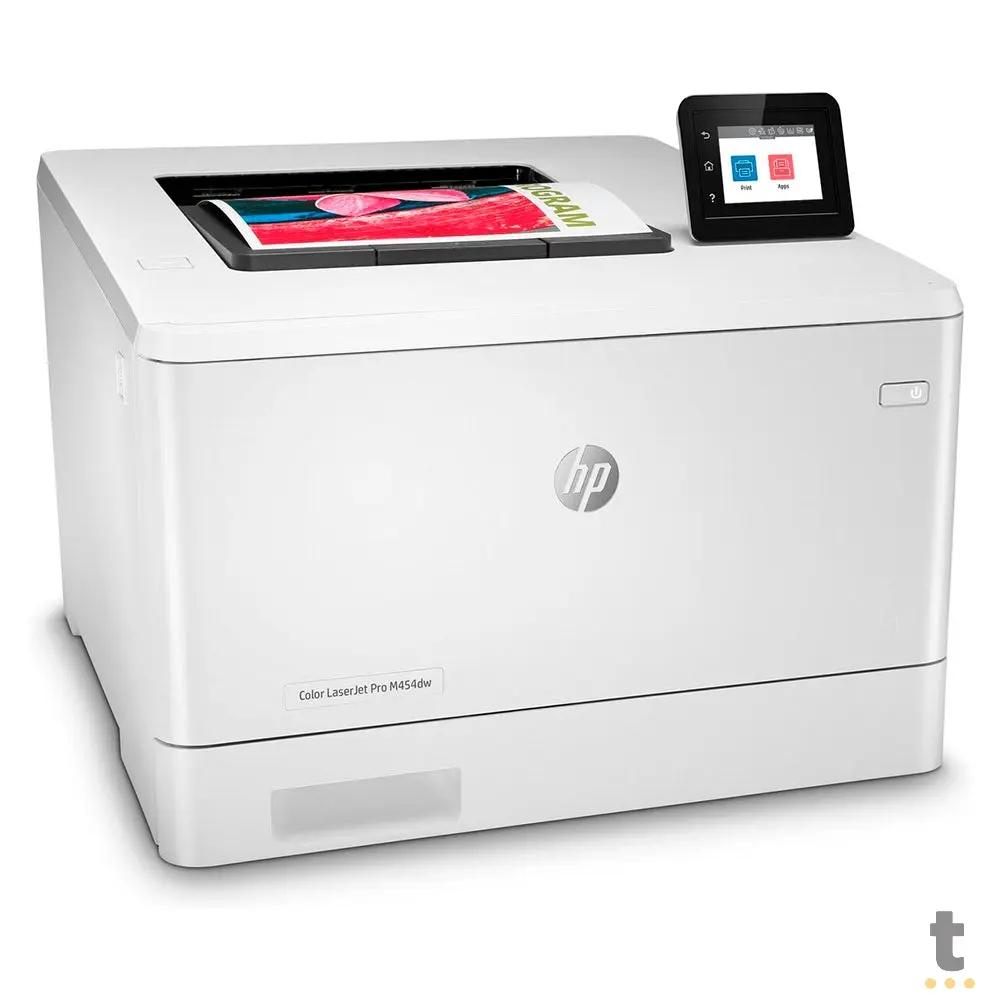 Impressora Laserjet Pro Color HP M454DW Wireless Usb Rede 27ppm - W1Y45A#AC4 - Toner W202 Truedata