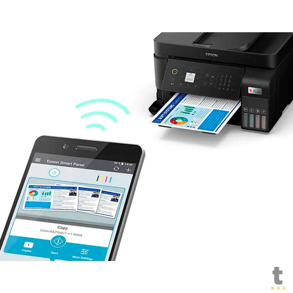 Impressora Multifuncional Epson L5590 Ecotank Jato de Tinta Wireless - C11CK57302 Truedata