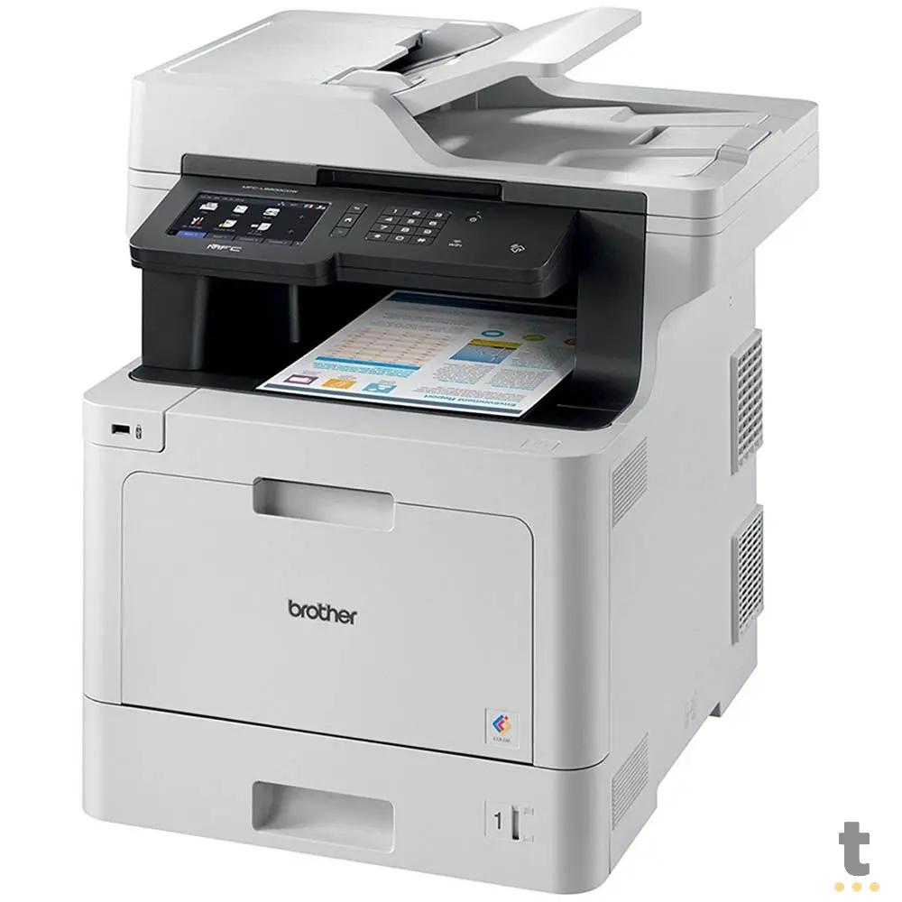 Impressora Multifuncional Laser Brother Colorida MFC-L8900CDW Duplex Usb Rede Wi-fi 110v 33ppm - Toner Tn419 Tn413 Tn416 Truedata
