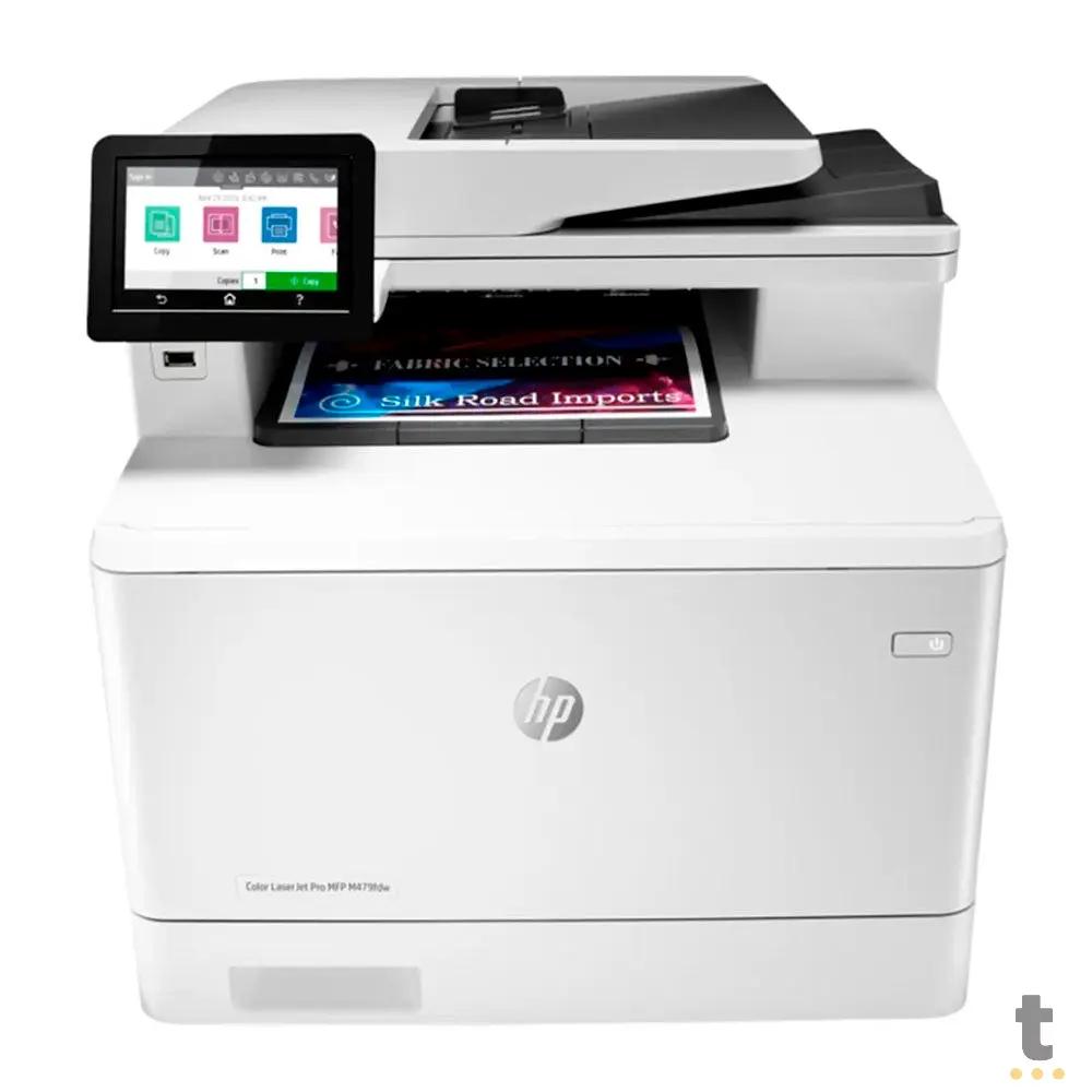 Impressora Multifuncional Laserjet Color Hp - M479fdw - 27 ppm Branca #W1A80A Truedata