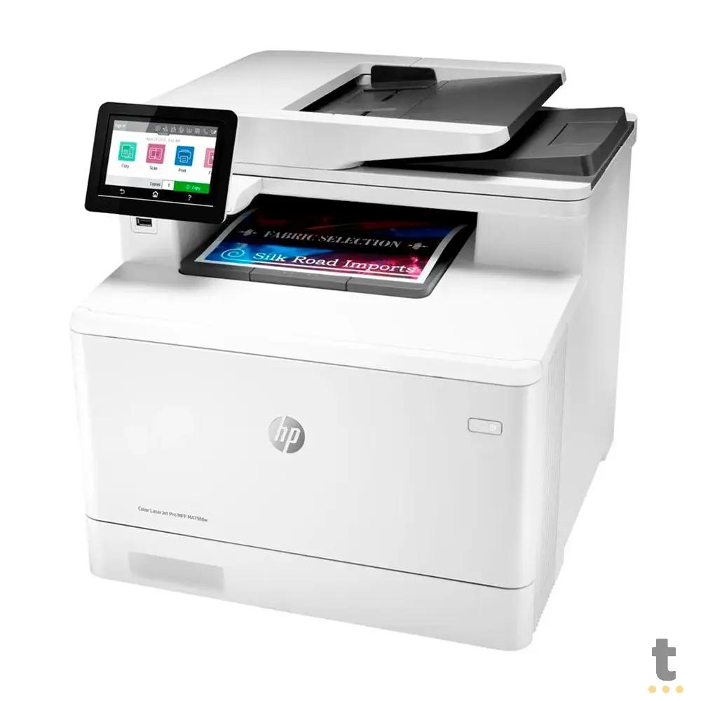 Impressora Multifuncional Laserjet Color Hp - M479fdw - 27 ppm Branca #W1A80A Truedata