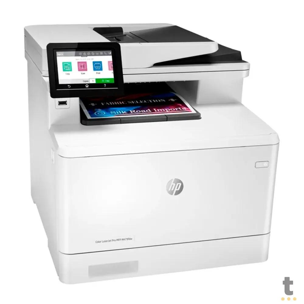 Impressora Multifuncional Laserjet Color Hp - M479fdw - 27 ppm Branca #W1A80A Truedata