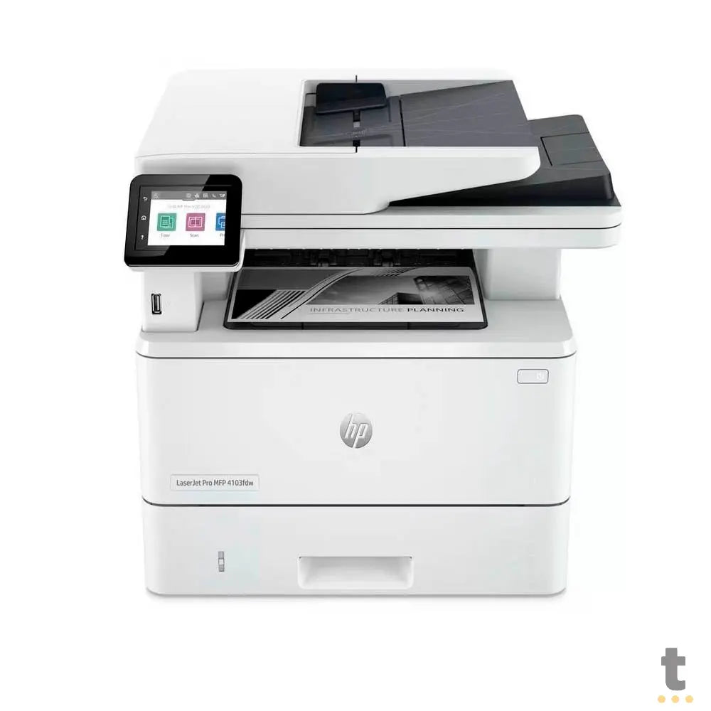 Impressora Multifuncional Laserjet HP Pro MFP 4103FDW USB Wi-fi 40ppm - 2Z629A Truedata