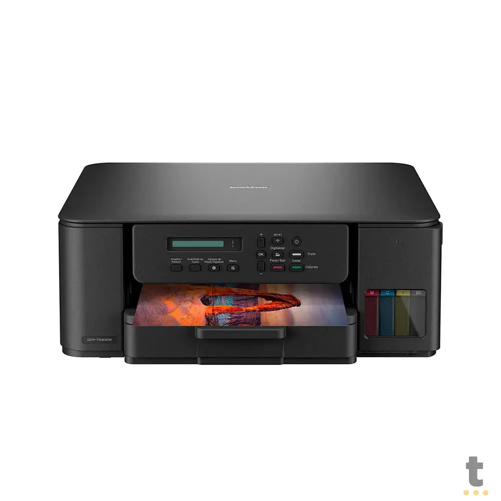 Impressora Multifuncional Tanque De Tinta Brother InkBenefit Colorida Duplex Wi-Fi Bivolt - DCP-T530DW - Refil BTD100 Truedata