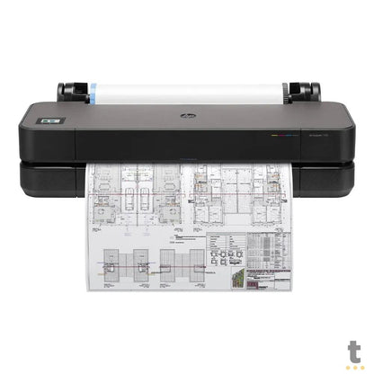 Impressora Plotter HP 24 Pols Designjet T250 Rede USB Wi-fi Bivolt - 5HB06D#AC4 Truedata