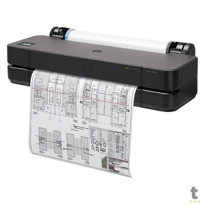Impressora Plotter HP 24 Pols Designjet T250 Rede USB Wi-fi Bivolt - 5HB06D#AC4 Truedata