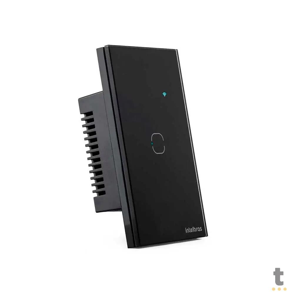 Interruptor Intelbras Smart Wi-Fi Touch 1 Tecla EWS 1001 Preto - 4850014 Truedata