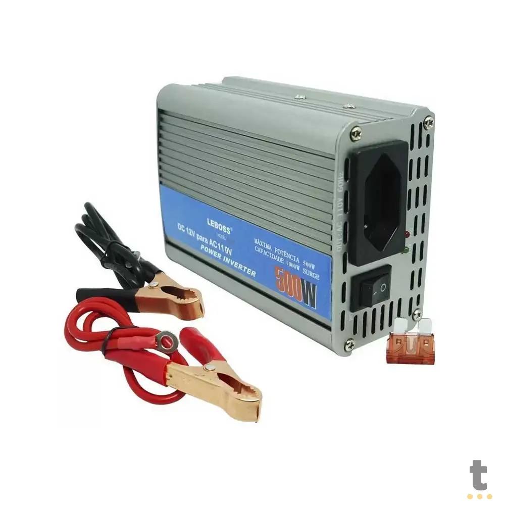 Inversor De Potência 12v Para 110v Veicular 500w Leboss LB-507 Saida Ac Truedata