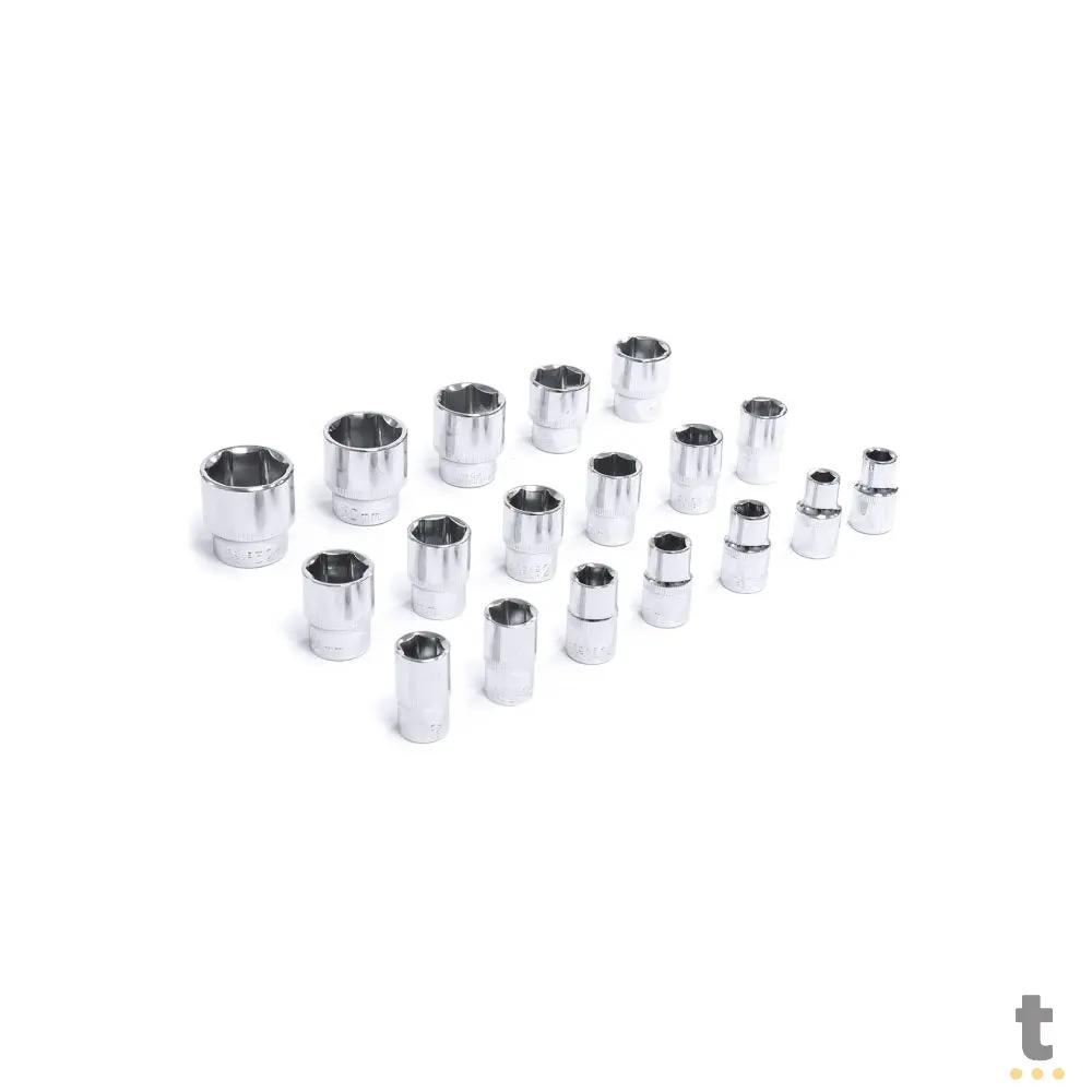 Jogo de Ferramentas Chaves Soquete Encaixe 1/2 1/4 94 Peças C/ Maleta Vinik - 37163 Truedata