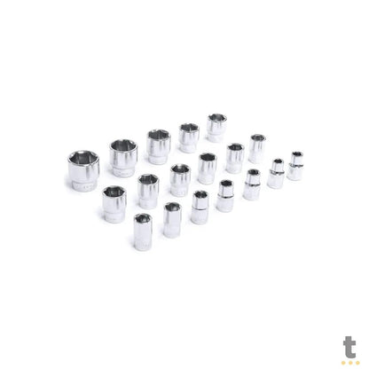 Jogo de Ferramentas Chaves Soquete Encaixe 1/2 1/4 94 Peças C/ Maleta Vinik - 37163 Truedata