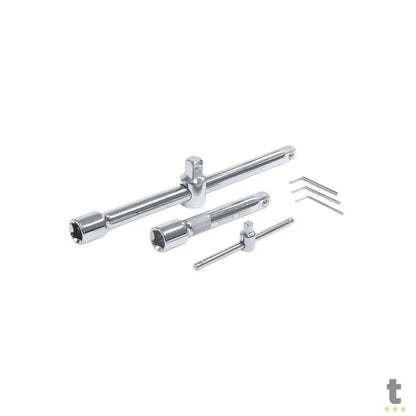 Jogo de Ferramentas Chaves Soquete Encaixe 1/2 1/4 94 Peças C/ Maleta Vinik - 37163 Truedata