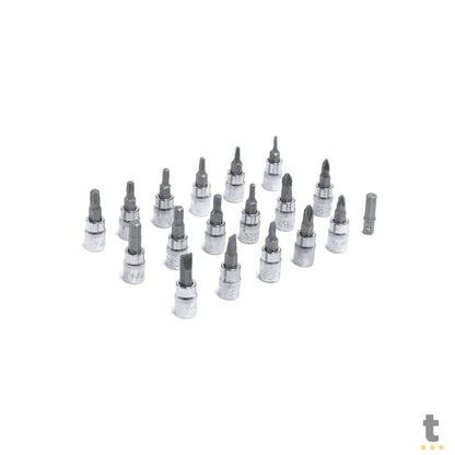 Jogo de Ferramentas Chaves Soquete Encaixe 1/2 1/4 94 Peças C/ Maleta Vinik - 37163 Truedata