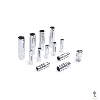 Jogo de Ferramentas Chaves Soquete Encaixe 1/2 1/4 94 Peças C/ Maleta Vinik - 37163 Truedata