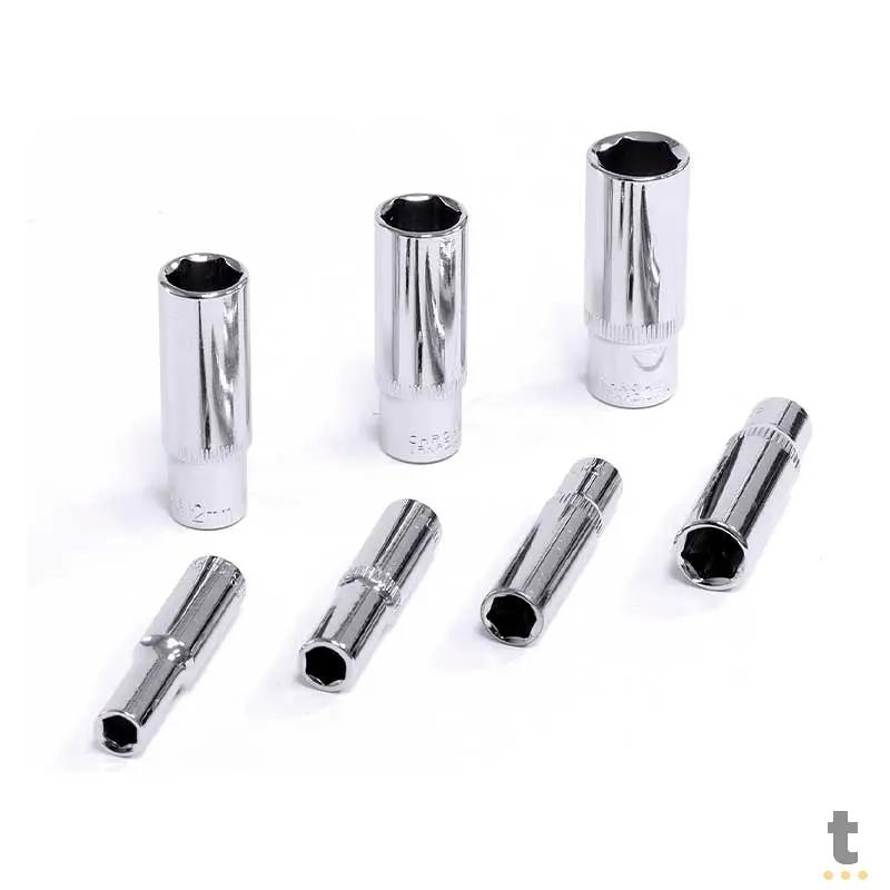 Jogo de Ferramentas Chaves Soquete Encaixe 1/4 54 Peças C/ Maleta Vinik - 37162 Truedata