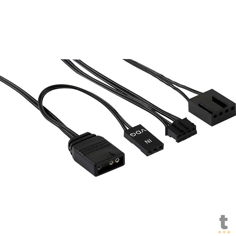 Kit 3 Coolers Fan para Gabinete Eclipse 12 Pro ARGB C/ Controladora e Controle Remoto Aerocool Truedata