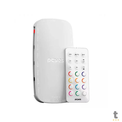 Kit 3x Cooler Fan Para Gabinete PCYes Sangue Frio 3 ARGB 120mm + Controladora - K3ARGBSF3WGBR Truedata