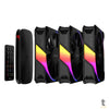 Kit 3x Cooler Fan Para Gabinete PCYes Sangue Frio 3 ARGB Black Vulcan 120mm + Controladora - K3ARGBSF3BR Truedata