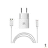 Kit Carregador de Parede USB + Cabo Micro USB V8 Nano Mob 1m GShield Branco - GS-4992 Truedata