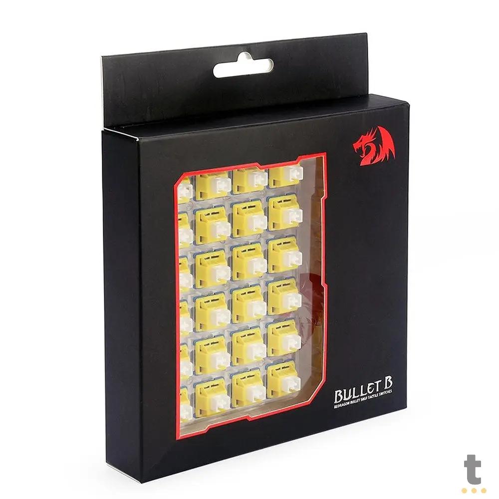 Kit Com 24 Switches Para Teclado Mecanico Redragon Bullet B - A113B Truedata